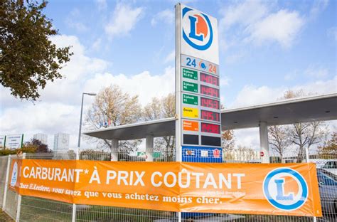 prix carburant leclerc aujourd'hui.